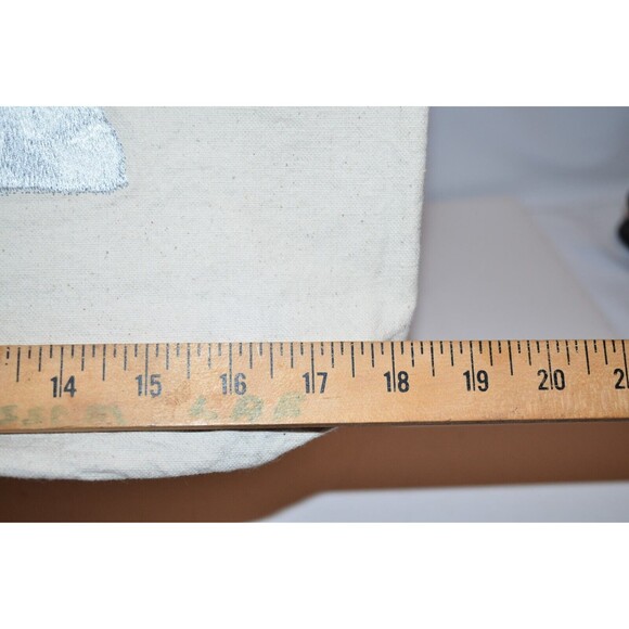 Vtg 90’s Maltese dog breed Canvas Tote bag Embroidered - Picture 6 of 7